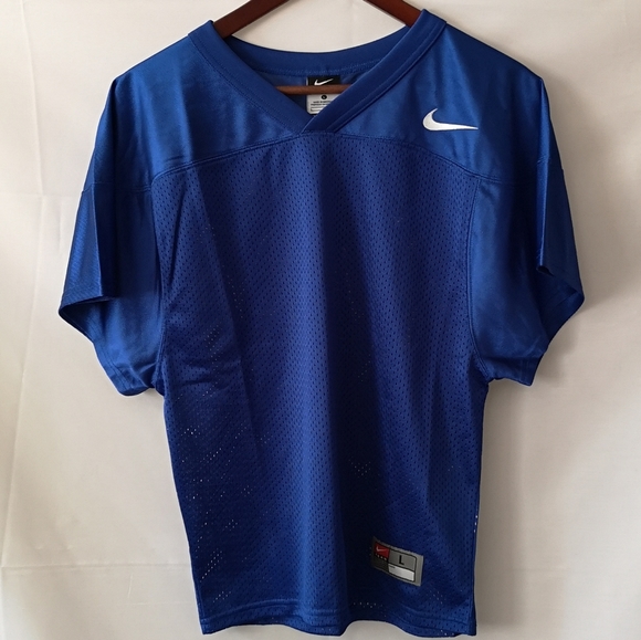 Boy Youth NIKE Football Jersey, Large, Blue, NWOT - Picture 1 of 4